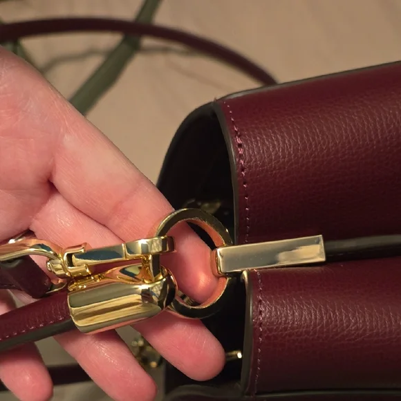 Kate Spade Floral Embroidered Shoulder Bag - Burgundy - Picture 11 of 11